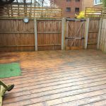Before Decking Garden