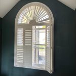 Freshly decorated living room with painted walls